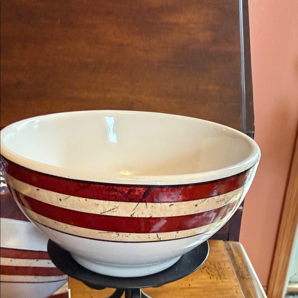 Patriotic American Flag Bowl-new in box - Picture 2 of 8